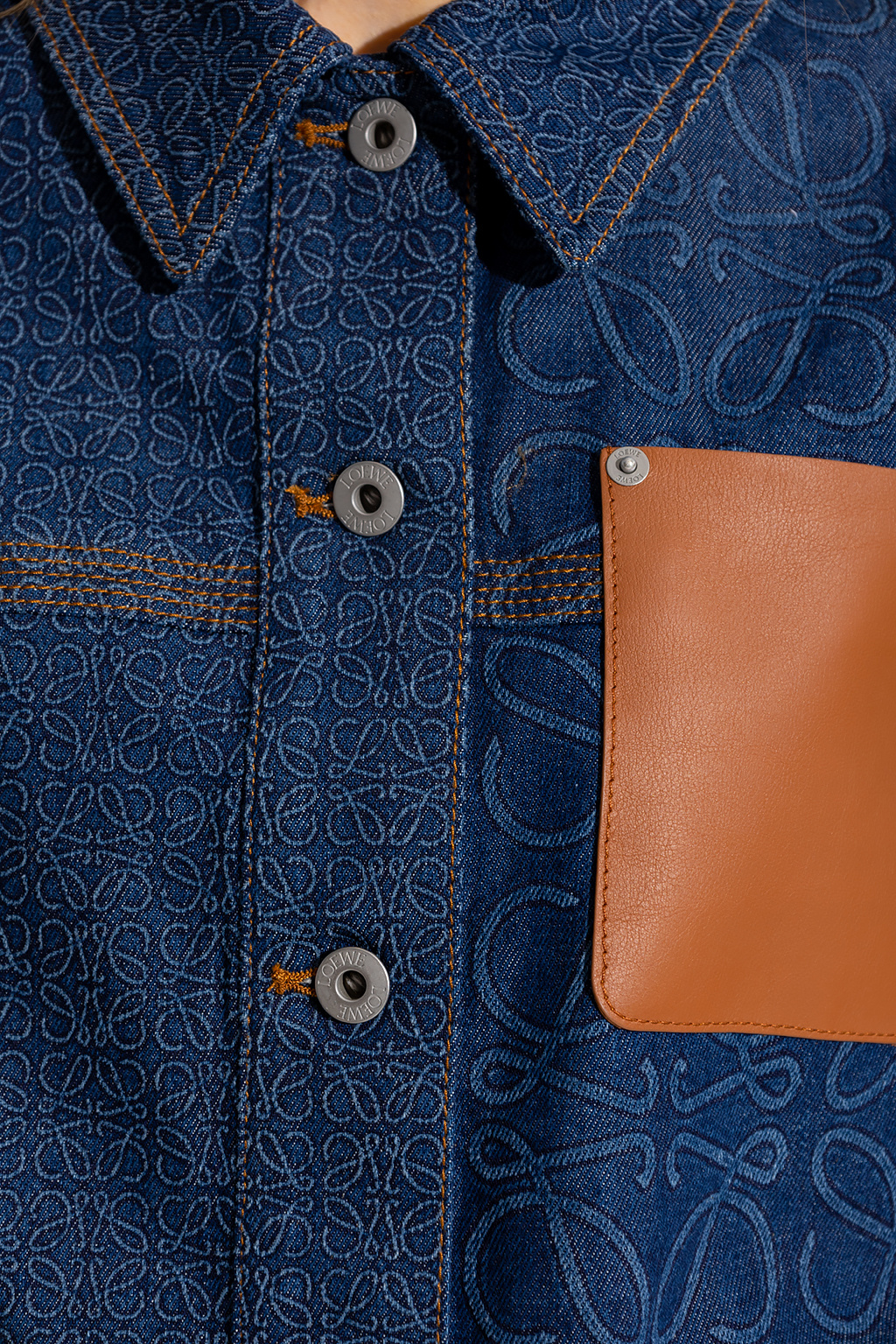 Monogrammed denim jacket Loewe - Vitkac Australia
